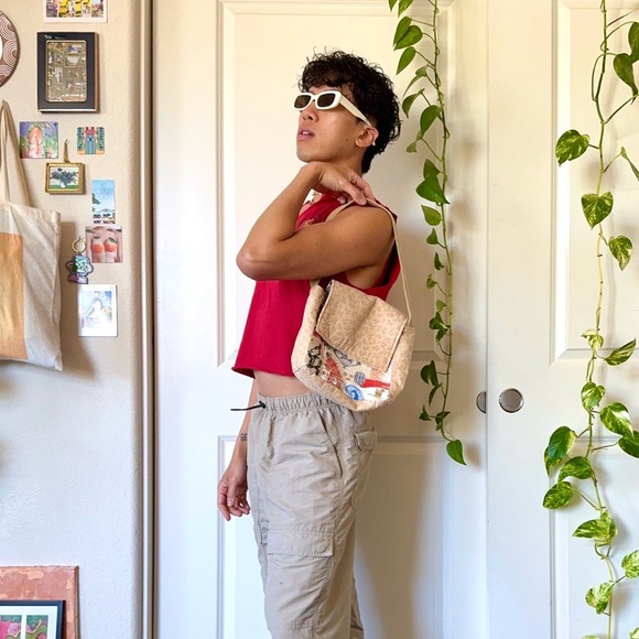 One-Of-A-Kind Japanese Cotton Bag - Picture 3 of 7